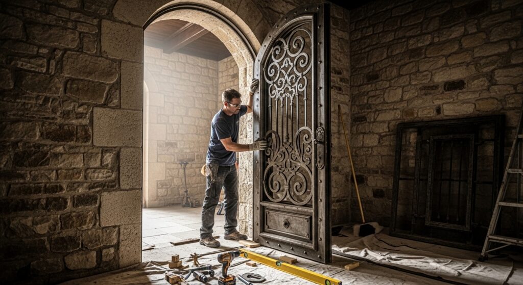 Thousand Oaks Iron Door Installation