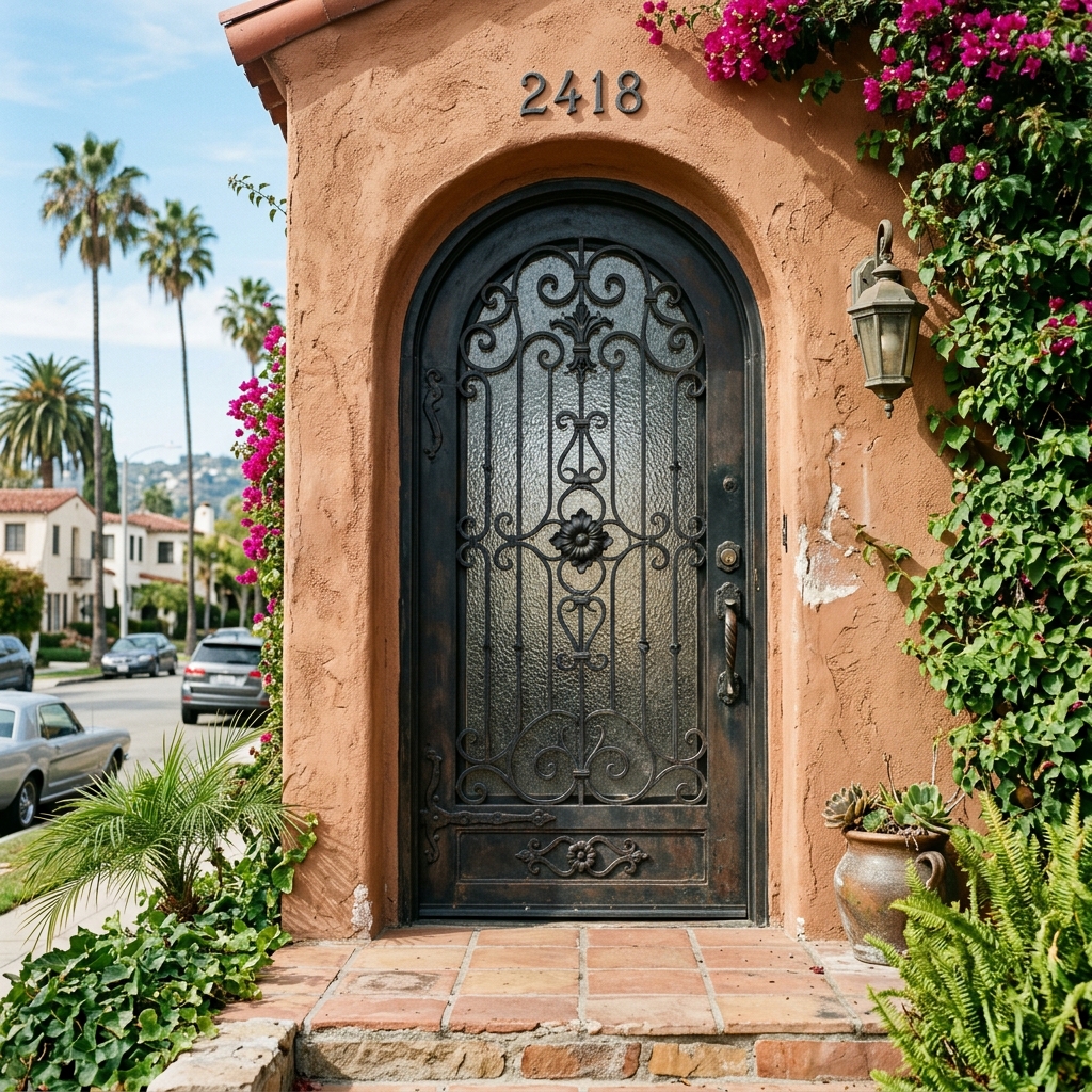 iron door