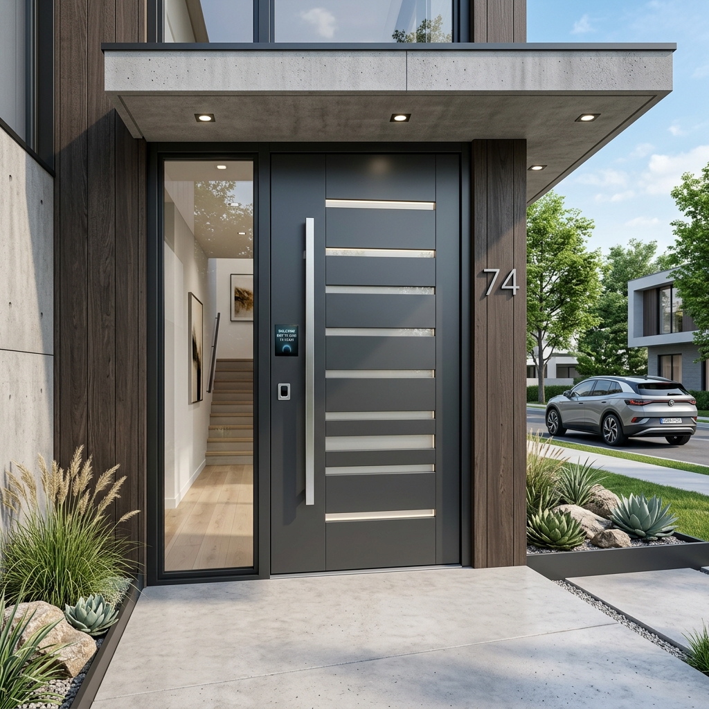 Aluminum door